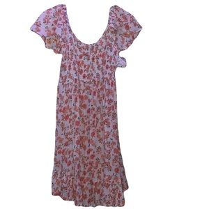 Love Circle floral Spring Dress New with tag